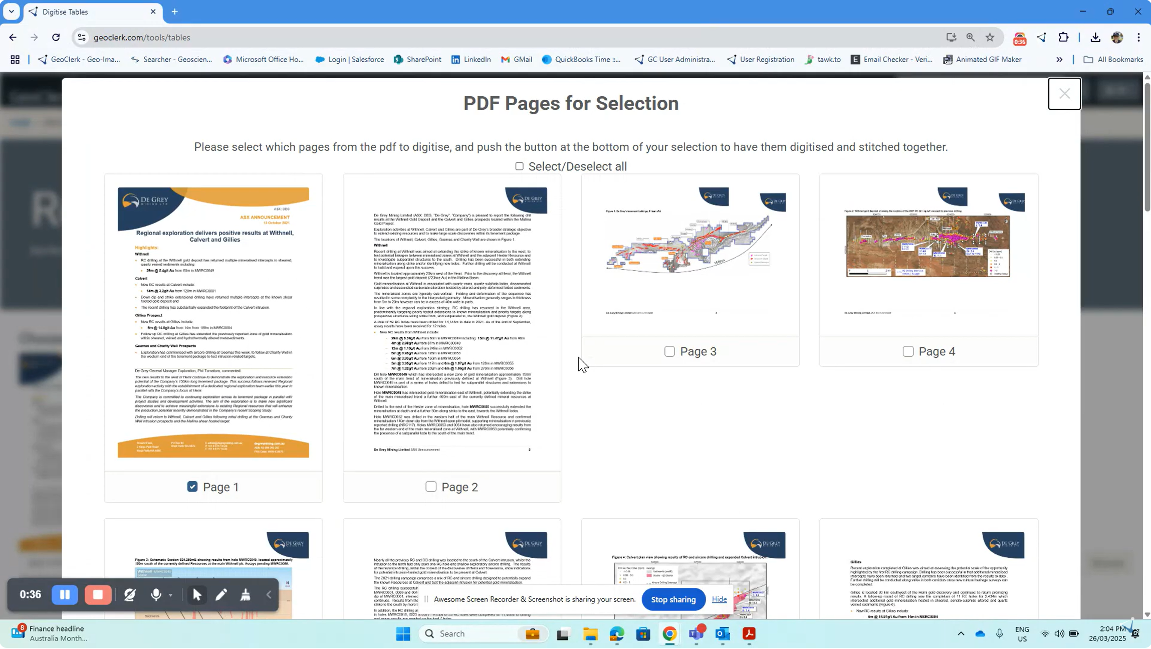 Digitise Tables on Demand from PDFs in Seconds